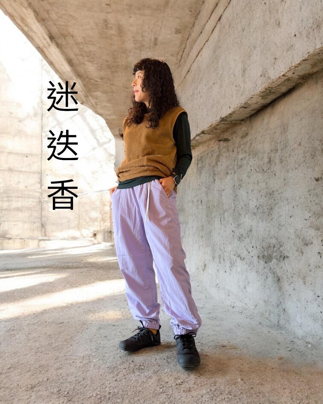 NYRON HARVEST TRAINER_ナイロンハーベストトレーナー/ 迷迭香