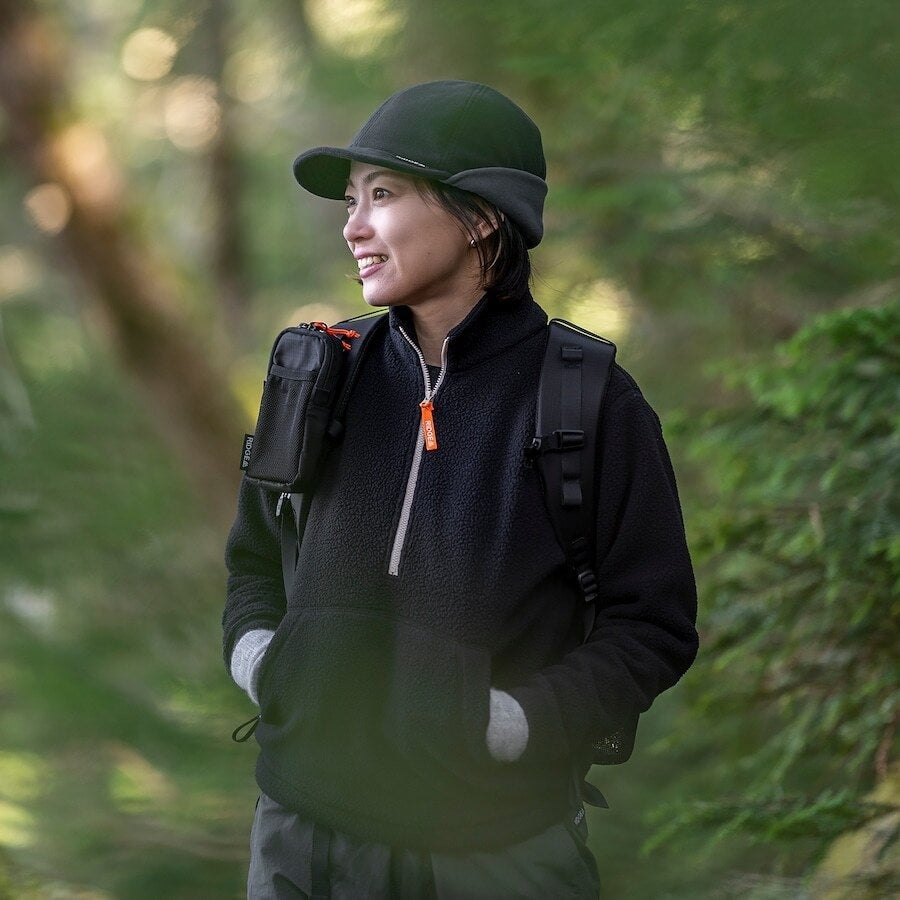 RIDGE MOUNTAIN GEAR きやすく merino earmuff cap